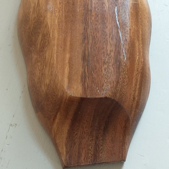 hand-carved 3 section wooden bowl - Picture 13 of 16